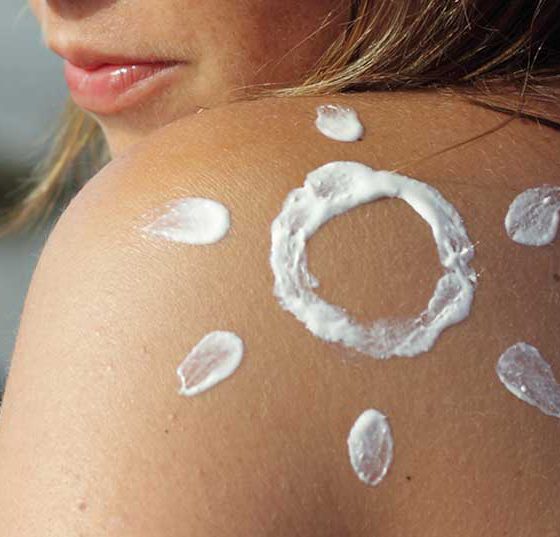 sonne_frau_creme